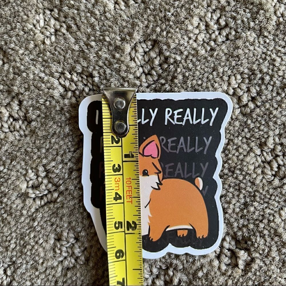 I Really, Really Corgi Sticker - Picture 5 of 6